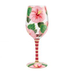 Lolita Hibiscus Dreams Wine Glass