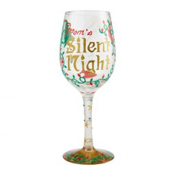 Lolita Mom's Silent Night Wine Glass