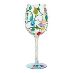 Lolita Song Birds Wine Glass
