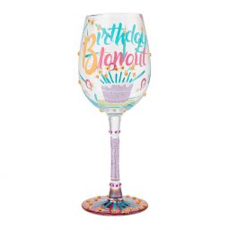 Lolita Birthday Blowout Wine Glass