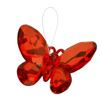 Ganz Crystal Expressions Birthstone Butterfly Ornament for July
