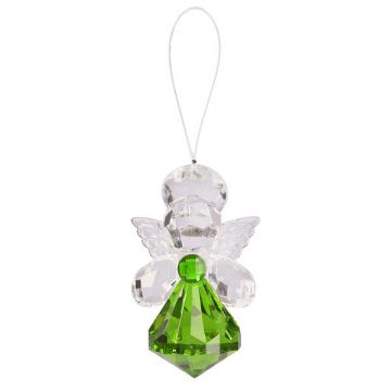 Ganz Crystal Expressions Celtic Angel Ornament - Angel of Irish Blessings