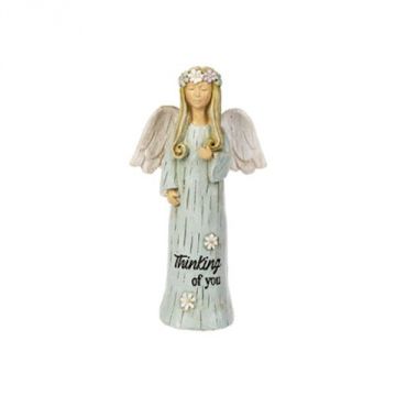 Ganz Springtime Daisies Angel Figurine - Thinking of You