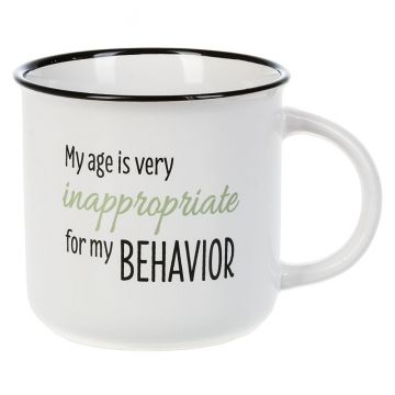 Ganz Over The Hill Mug - My Age Is Very Inappropriate For My Behavior