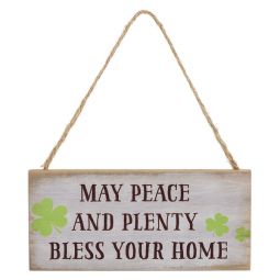 Ganz Irish Blessing Sign - May Peace And Plenty Bless Your Home