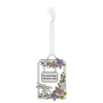 Ganz Cottage Roses Ornament - Do Small Things With Great Love
