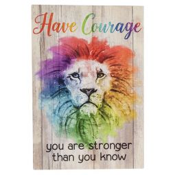Ganz Have Courage Mini Plaque