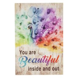 Ganz You Are Beautiful Inside And Out Mini Plaque
