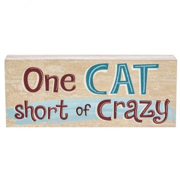 Ganz Cat Crazy Plaque