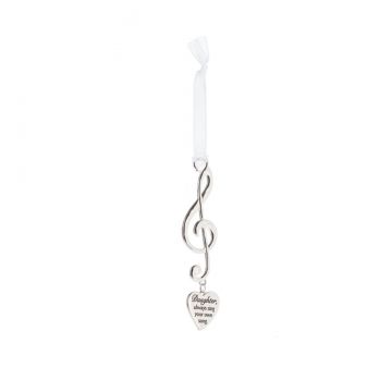 Ganz Love Notes Ornament - Daughter Always Sing Your Own Song