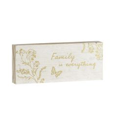 Ganz P. S. I Love You Shelfsitter Sign - Family Is Everything