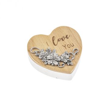 Ganz Embellished Heart Box - I Love You