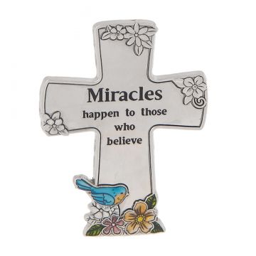 Ganz Beautiful Blessings Cross - Miracles happen to those who believe