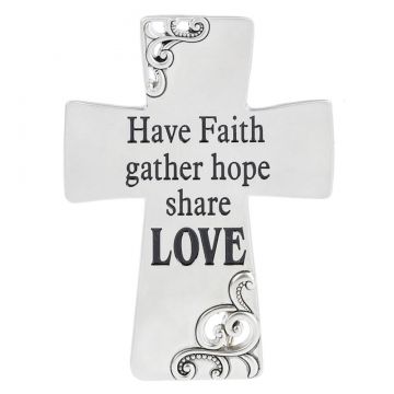 Ganz Inspirational Magnet Plaque - Have faith Gather hope Share love