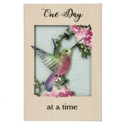 Ganz Laser Cut Greeting Plaque - One Day At A Time