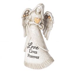 Ganz Memorial Pebble Angel Figurine - Love