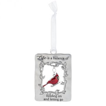 Ganz Always In My Heart Ornament - Life Is A Balance Of Holding On And