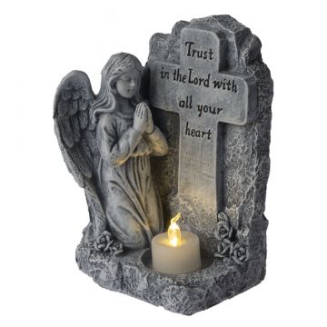 Ganz Angel Cross Light Up Figurine