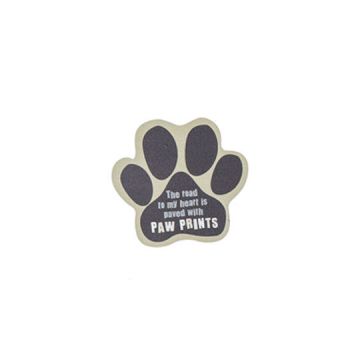 Ganz Paw Print Magnet - The Road To My Jeart Is Paved With Paw Prints