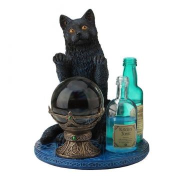 Veronese Design Witches Apprentice Black Cat Sculpture by Lisa Parker