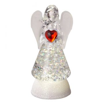 Ganz Mini Shimmer Birthstone Angel - July Ruby