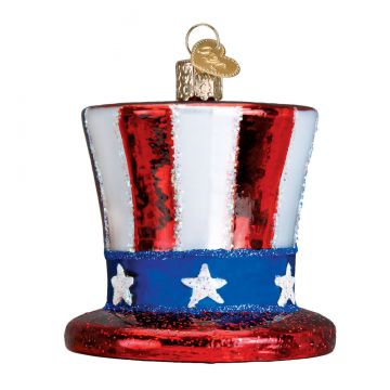 Old World Christmas Uncle Sam's Hat Ornament