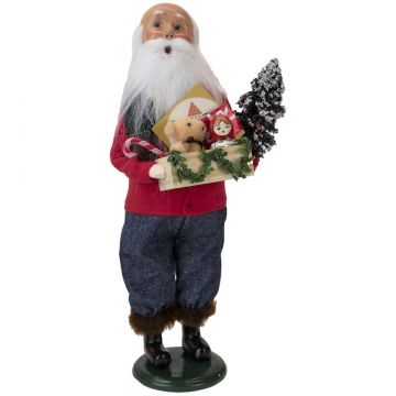 Byers' Choice Bald Santa with Toys