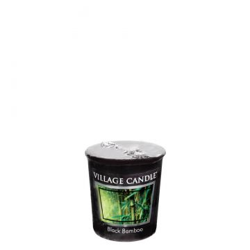 Village Candle Black Bamboo - Wrapped Votive