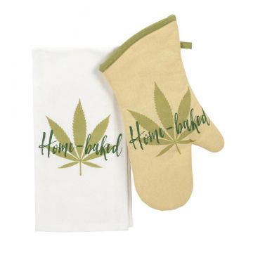 Our Name Is Mud Life is High Towel Oven Mitt