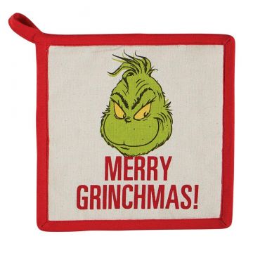 Department 56 Dr. Seuss Grinch Merry Grinchmas Potholder