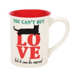 Our Name Is Mud Pet Happy Love Rescued Cat Mug