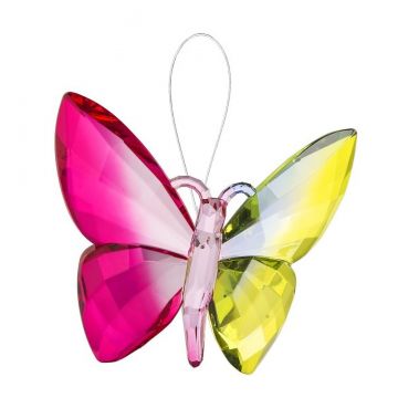 Ganz Hanging Rainbow Butterfly - Pink Green Wings Pink Body