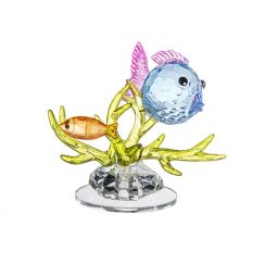 Ganz Crystal Expressions Coral Fish Figurine - Blue Fish
