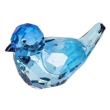 Ganz Crystal Expressions Two-Toned Itty Bitty Birdie - Dark Blue/Turquoise