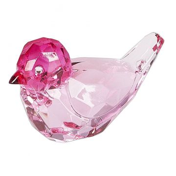 Ganz Crystal Expressions Two-Toned Itty Bitty Birdie - Fuschia/Light Pink