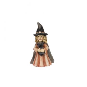 Ganz Good Luck Witch in Red Dress With Cat Charm