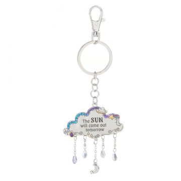 Ganz Clouds Key Ring - The Sun Will Come Out Tomorrow