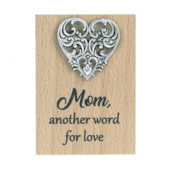 Ganz Mini Message Magnet Plaque - Mom Another Word For Love