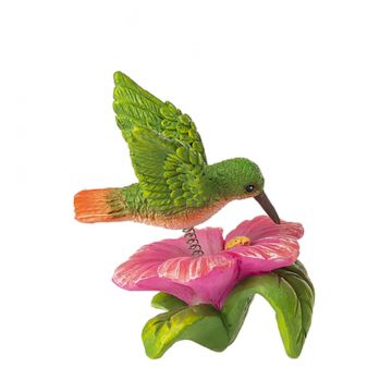 Ganz Li'l Garden Buddies Hummingbird Pot Percher - Pink