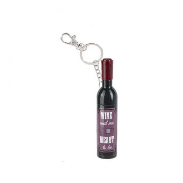 Ganz Wine Bottle Multi Function Key Ring - Wine and Me