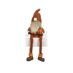 Ganz Fall Gnome Shelfsitter Orange with Pumpkin