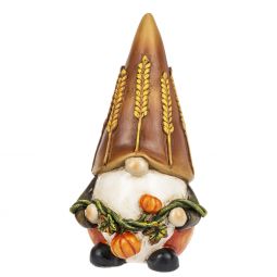 Ganz Fall Gnomes Figurine With Pumpkins