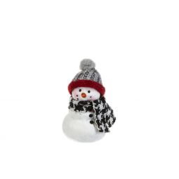 Ganz Christmas Cozy Snowman With Grey Pom Pom Token
