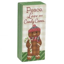 Ganz Christmas Block Talk - Peace, Love and Candy Canes.