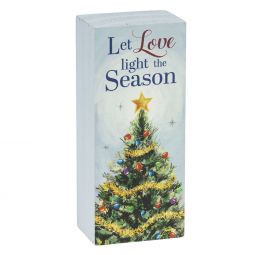 Ganz Christmas Block Talk - Let Love Light The Season