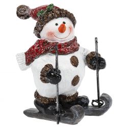 Ganz Skating Snowman Standing Up Figurine