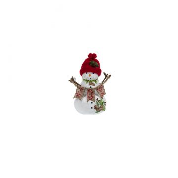 Ganz Nature's Noel Figurine Snowman - Red Hat