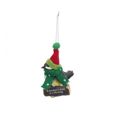 Ganz Cozy Birds Ornament - A Mother's Love Is A Blessing