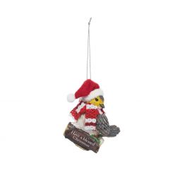 Ganz Cozy Birds Ornament - Have A Blessed Christmas