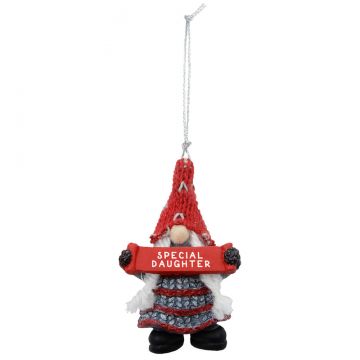 Ganz Gnome for the Holidays Ornament - Special Daughter